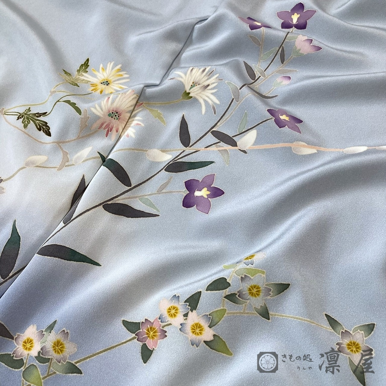 加賀友禅 訪問着　茶谷孝志「花彩」3