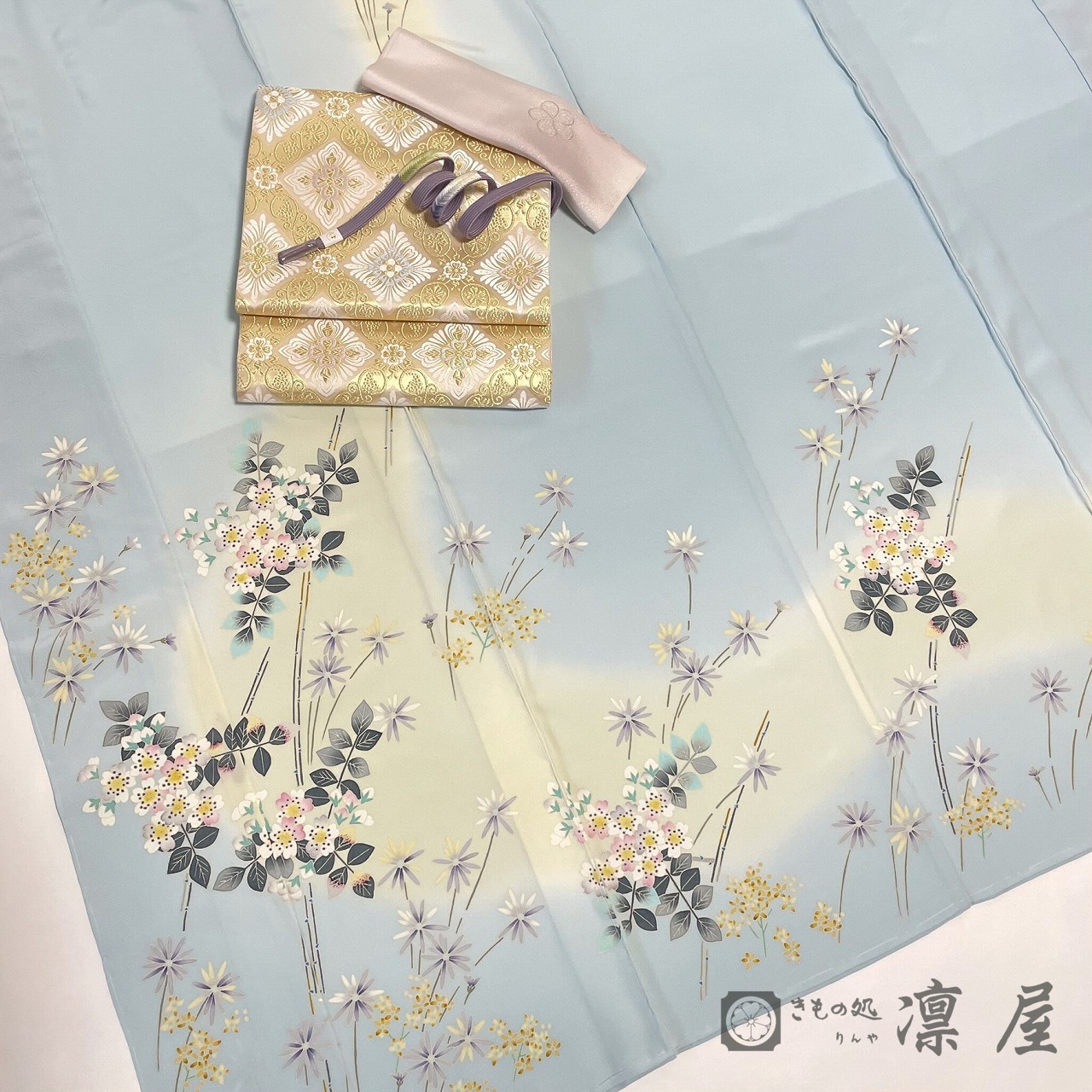 加賀友禅 訪問着　茶谷孝志「甘い香り」4