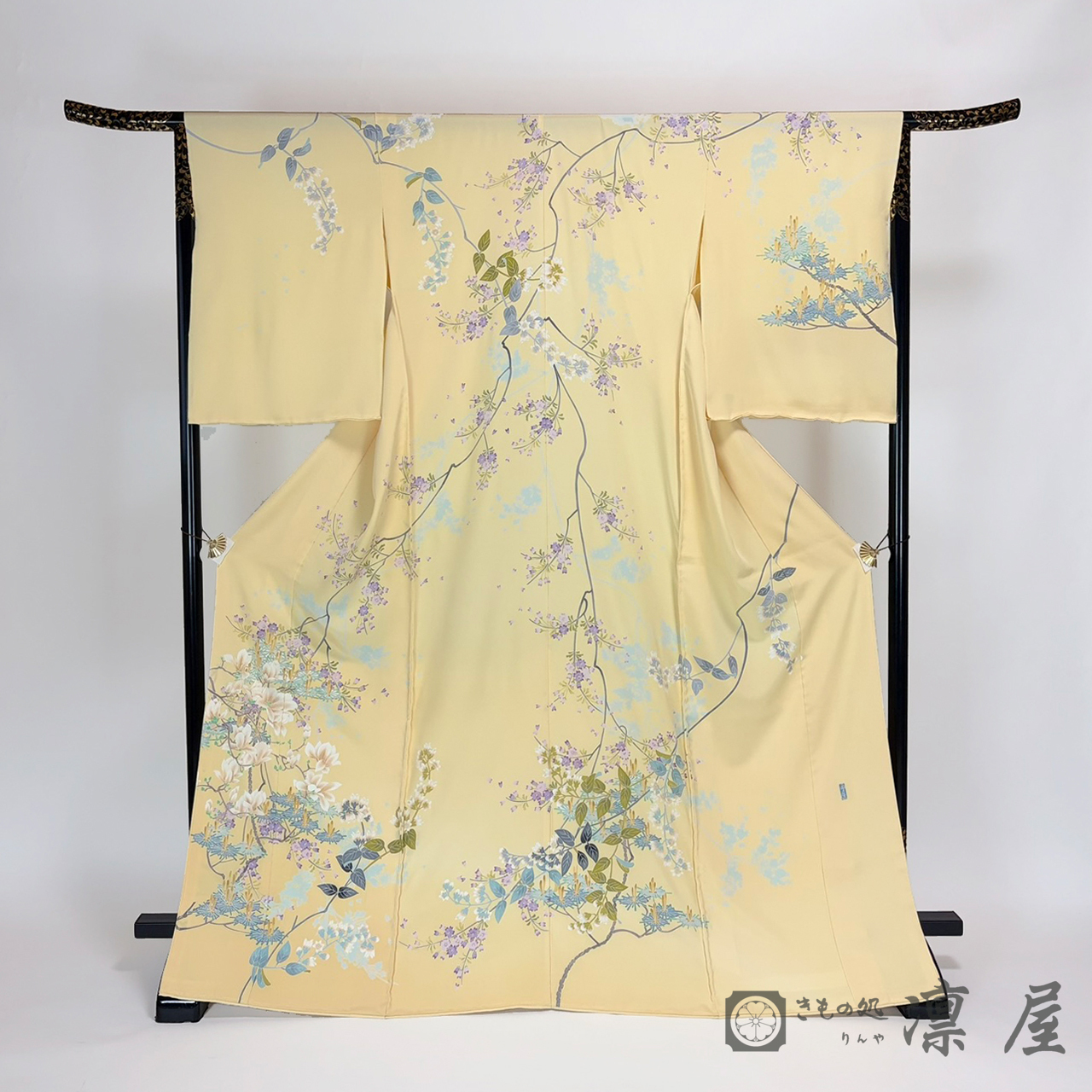 加賀友禅-訪問着　宮野勇造「春謡」1