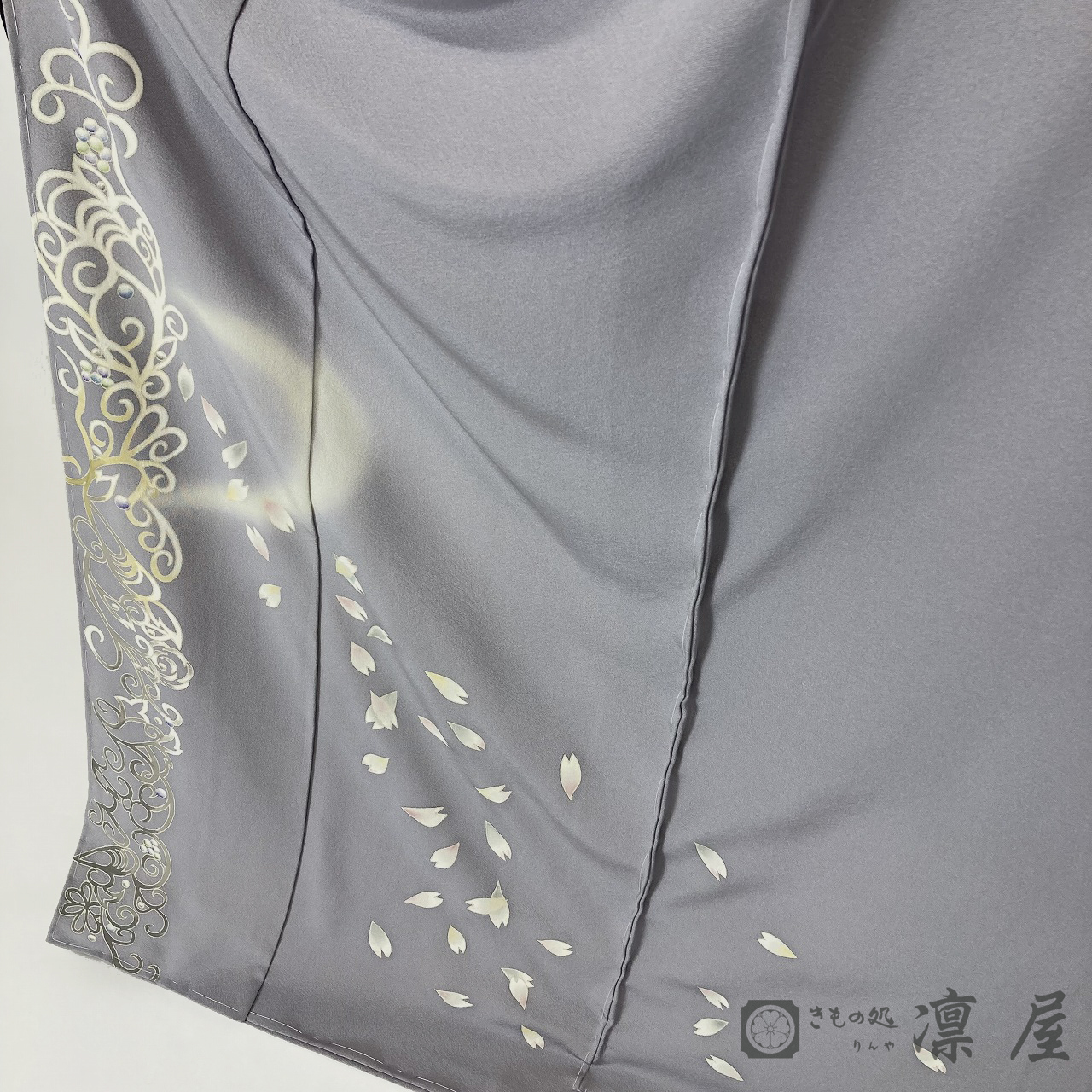 加賀友禅 訪問着　吉村伊佐子「月の雪」2