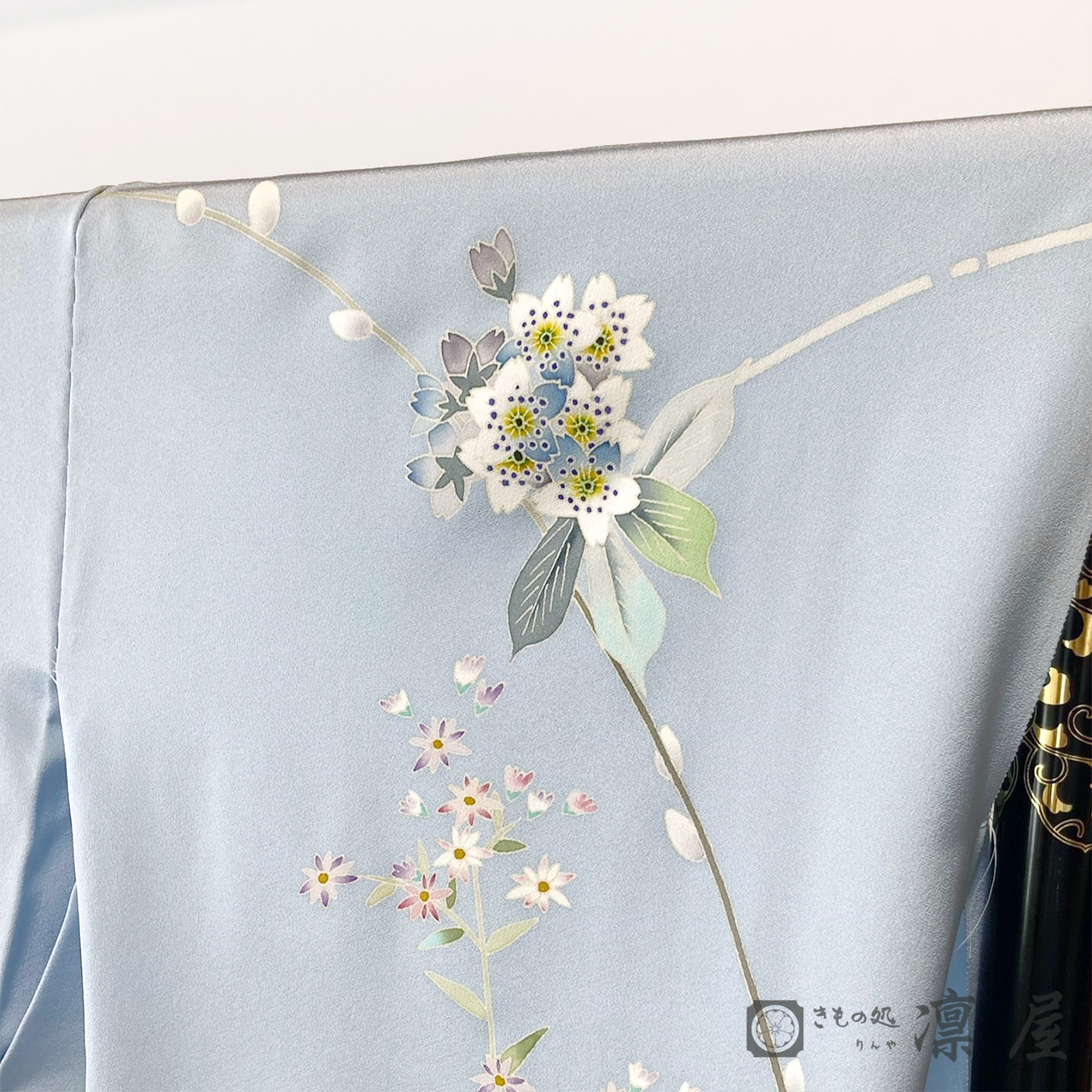 加賀友禅 訪問着　茶谷孝志「花彩」3