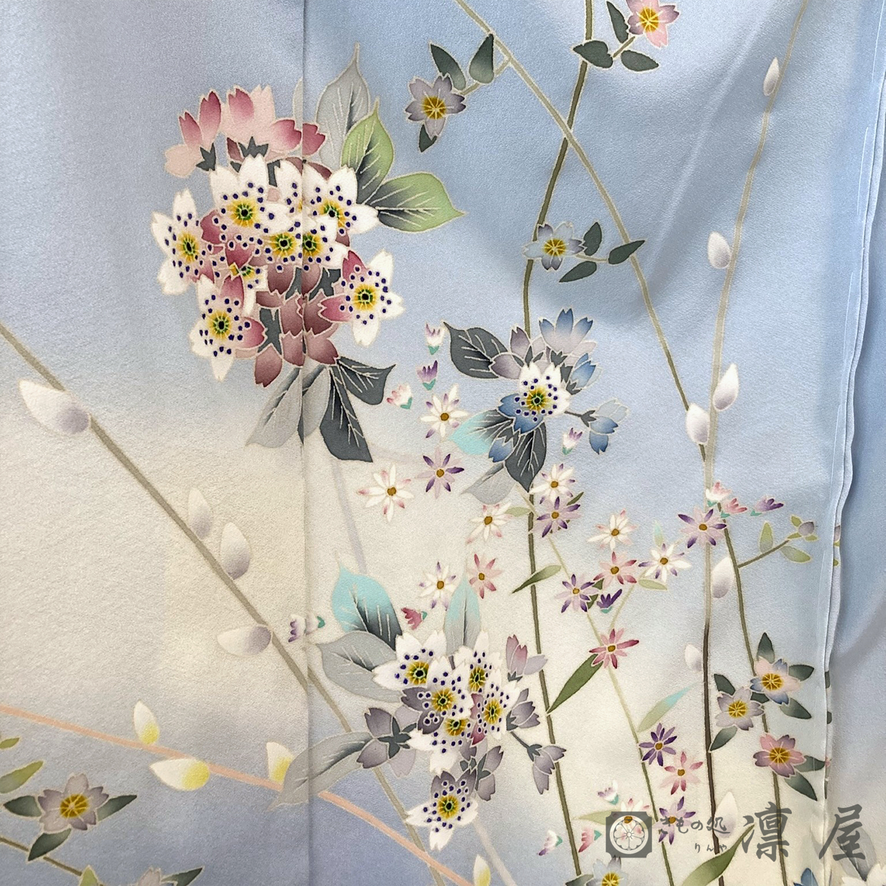 加賀友禅 訪問着　茶谷孝志「花彩」5